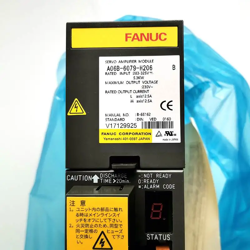 

Для сервопривода FANUC, сервопривод, усилитель, модуль A06B-6079-H204-H206 A06B-6079-H205