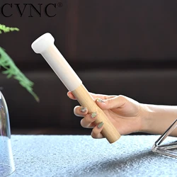 CVNC Accessory crystal wood silicone stick for playing crystal singing bowl