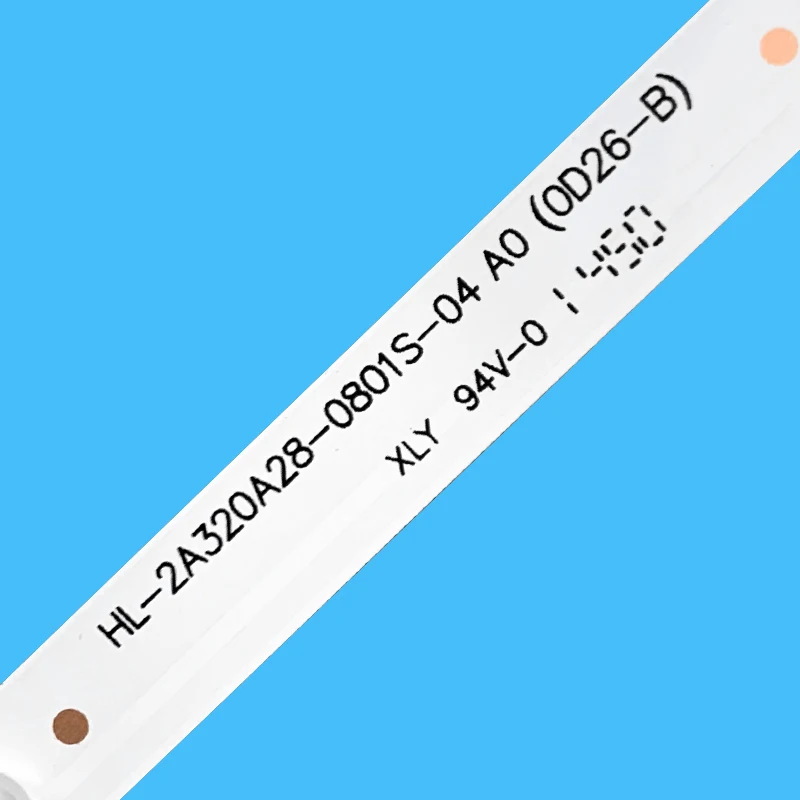 3V 8 lámpara 600mm para Kim Jong 32 pulgadas HL-2A320A28-0801S-04 A0 retroiluminación de TV LED