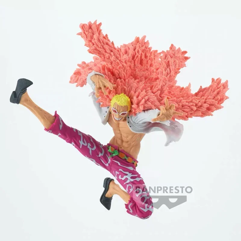 Original Bandai Genuine ONE PIECE SCultures BIG Anime Donquixote Doflamingo Sanji Action Figures Toys for Kids Gifts Collectible