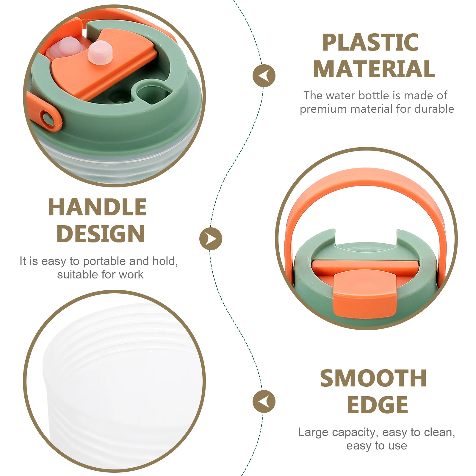 

Premium Large Water Container for Fitness Sports Portable Drinking Bottle Ideal for Daily Commute Workout Hydration