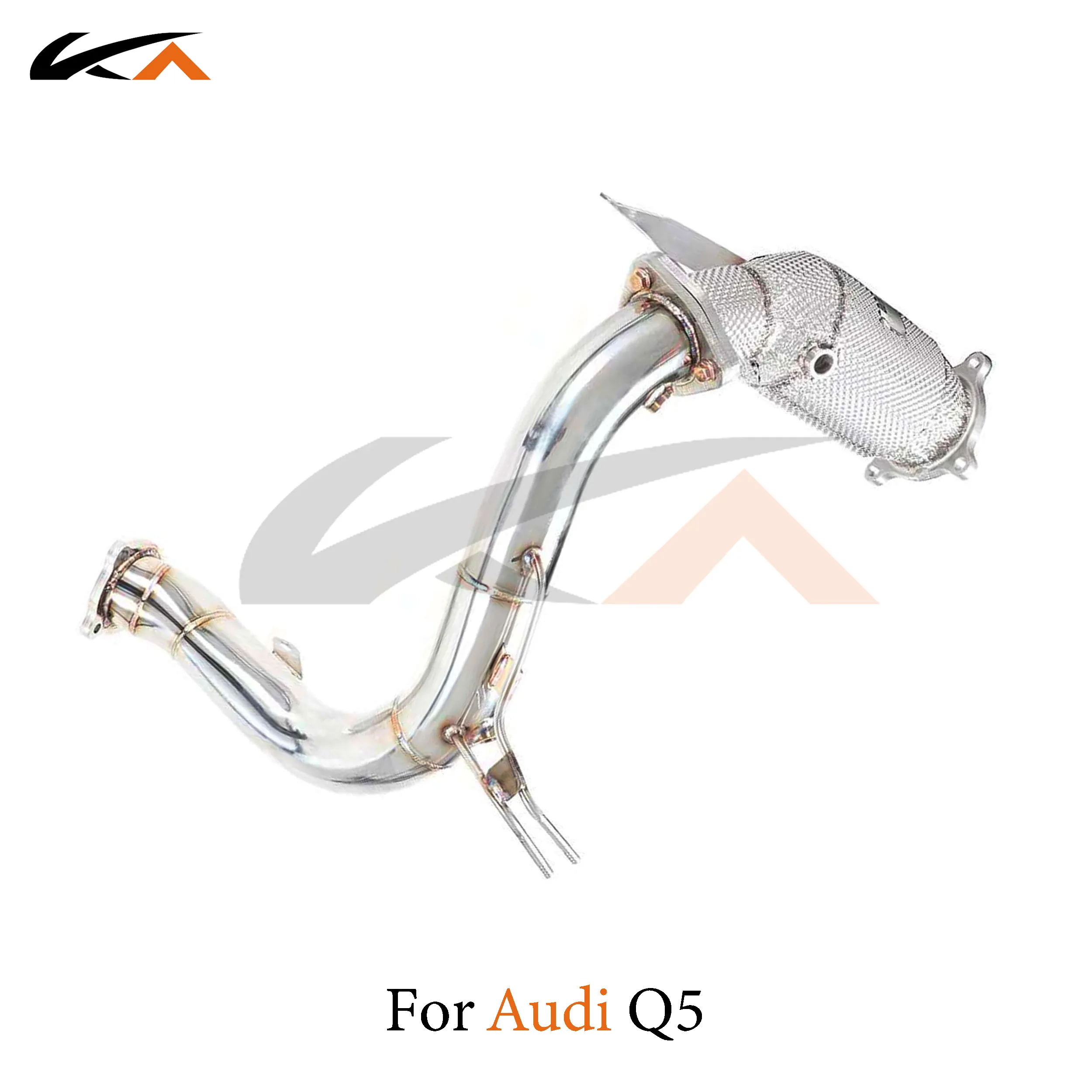 

KA Tuning exhaust system header stainless downpipe for Audi Q5 2.0T axle pipe performance catalysis heat shield