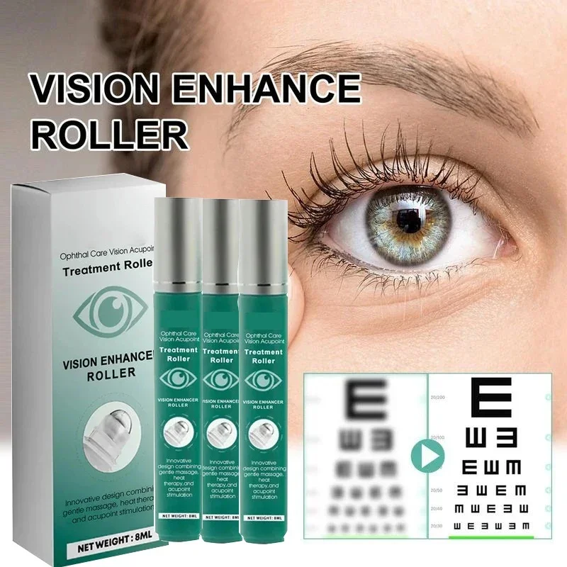 Produits de soins anti-fatigue et anti-fatigue oculaire, améliore la vision, les rouleaux valides pour les yeux, améliorent la vision