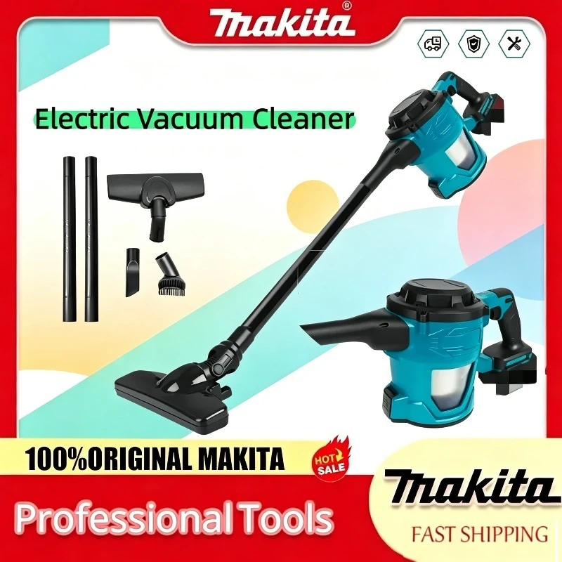 

Makita Cordless Protable Electric Vacuum Cleaner Handheld Dust Carpet Collector Machine For Makita 18v Battery Power Tool