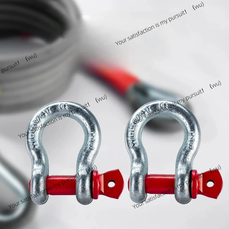 Car outdoor off-road trailer rope, thicker car nylon traction rope, reliable wear-resistant rope