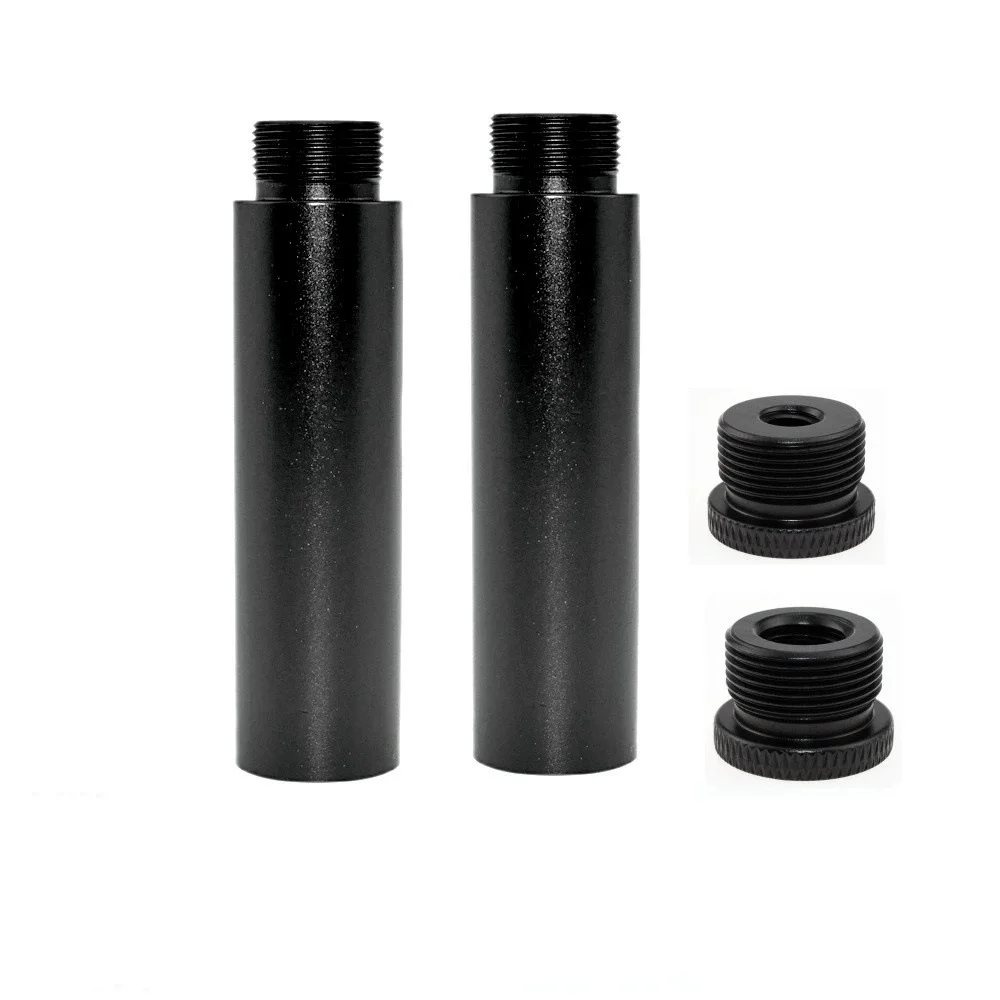 Microphone Stand Extension Tube Mic Stands 5/8 to 5/8 1/4 3/8 Male Female Screw Converter Adapter Mounts Fit Most Microphones