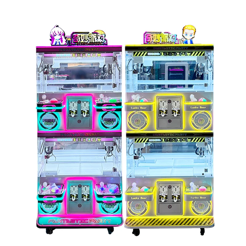 

Лучшее высокое качество Lucky Star Golden House 4-плеерный автомат с крановыми когтями, полноразмерные японские торговые когти для бизнеса