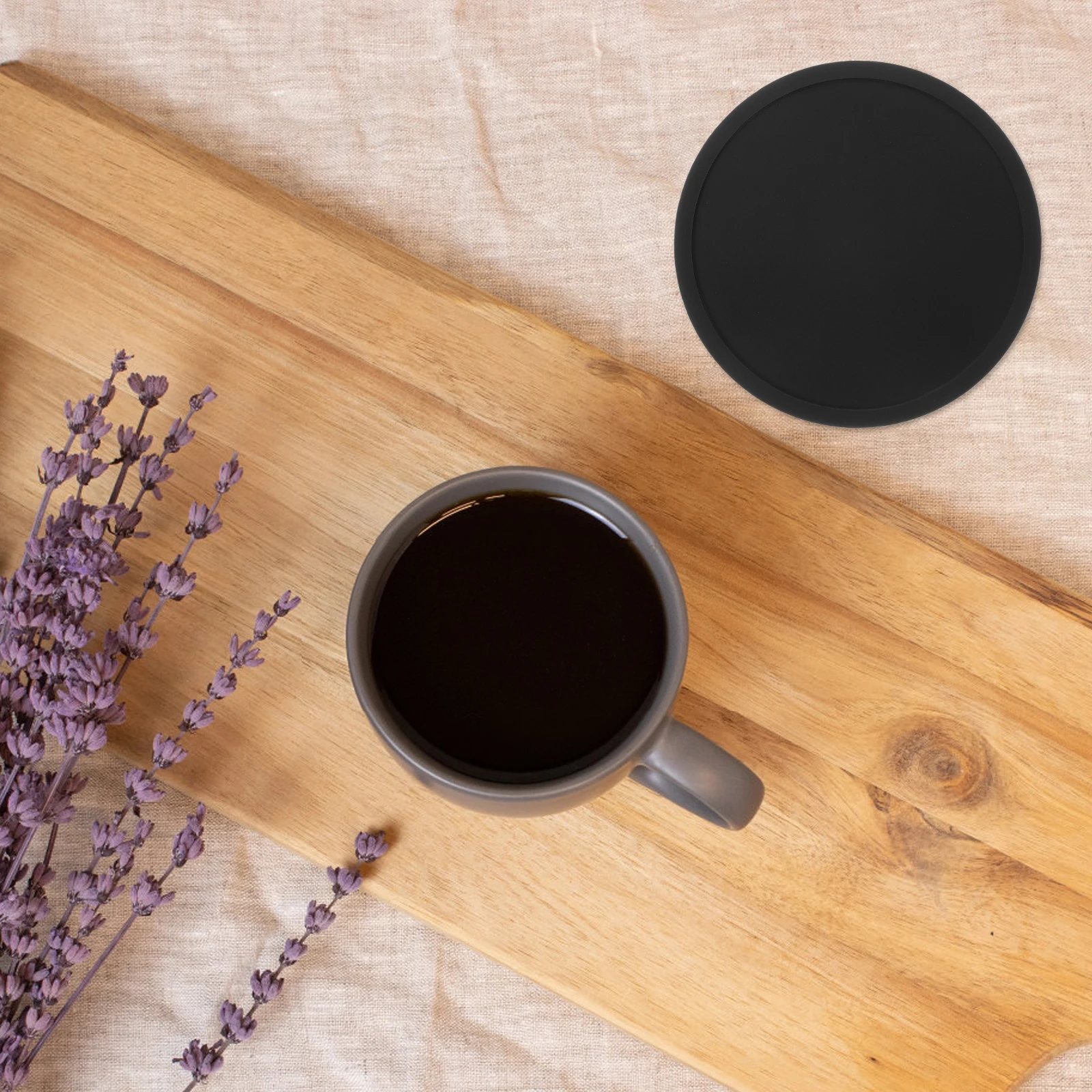 

10 Pcs Stylish Round Design Multipurpose Cup Pad Desk Beer Mat Cardboard Modern Coasters Modern Coffee Mat Reusable