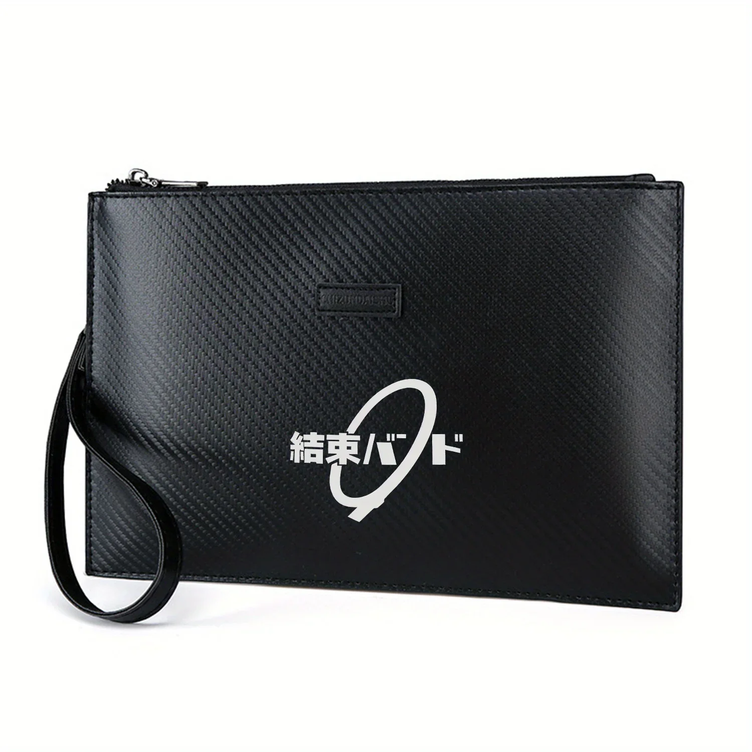 texto-branco-logotipo-da-banda-oval-fundo-preto-elegante-impresso-bolsa-masculina-do-plutonio-elegante-e-pratico-para-o-transporte-diario