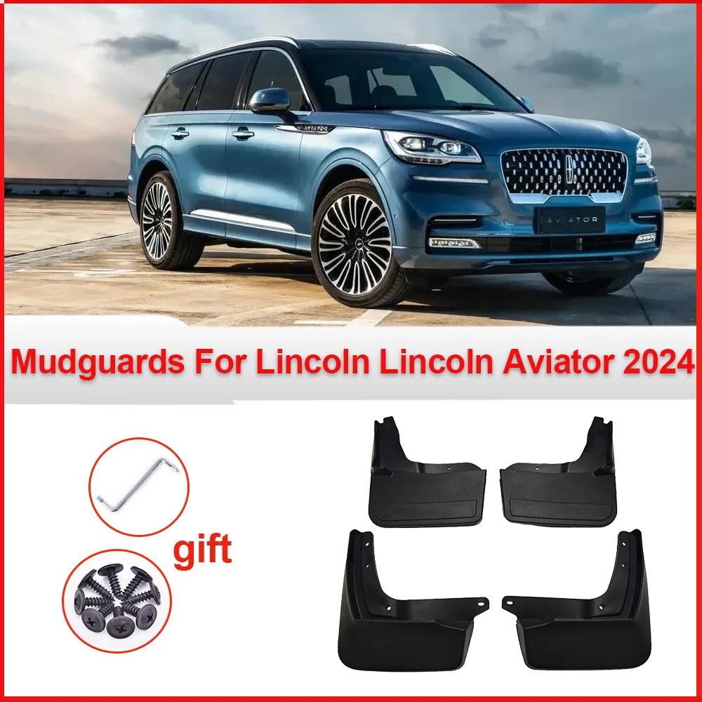 

Для Lincoln Nautilus 2024 2025 автомобильные брызговики, брызговики, брызговики, передние и задние, 4 шт., с буксирным ремнем, автомобильные аксессуары
