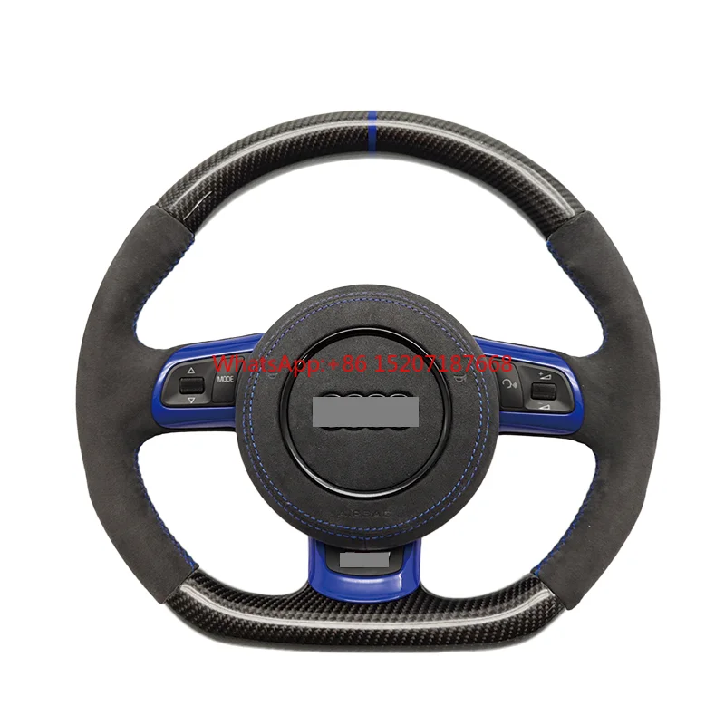 

Car Steering Wheel For . Q8 SQ5 Q3 TTS TT MK2 A8 S5 A3 8P Carbon Fiber Steering Wheel