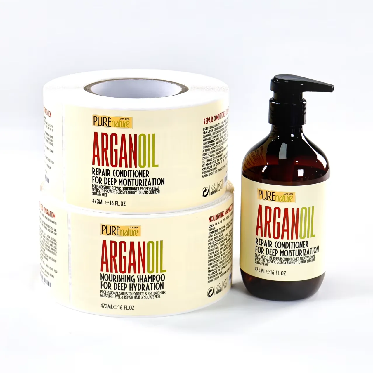 Commercial Printing And Packaging - Custom Matte Vinyl Labels | Printed