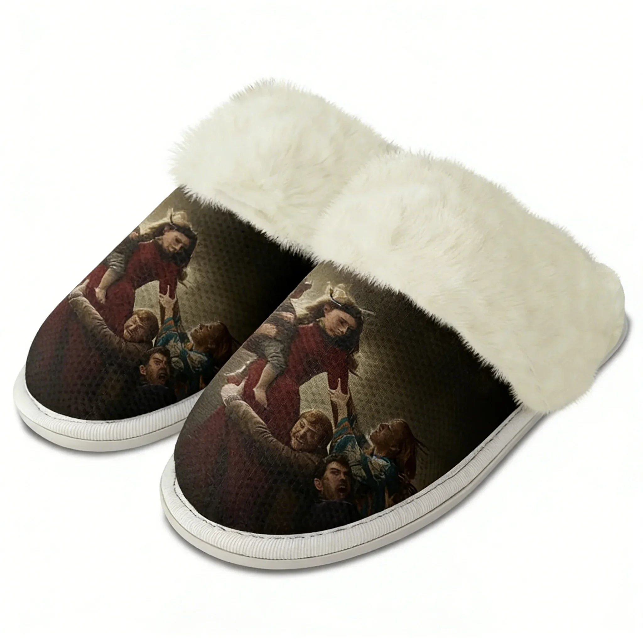 

Servant Plush Edge Warm Shoes Mens Womens Home Casual Slipper Bedroom Thermal Cotton Fashion Lightweight Shoe Custom Slippers