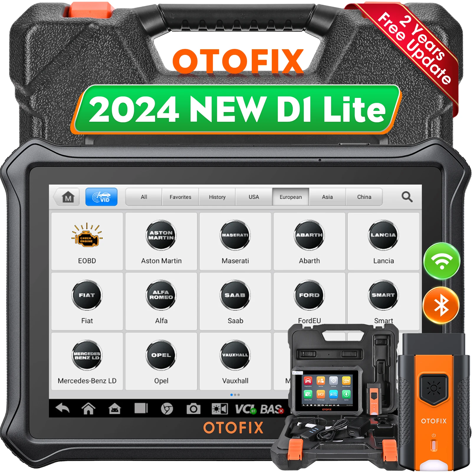 

2024 OTOFIX D1 LITE Bi-directional Car Diagnostic Tool With OBD II Tpms Auto Programming Scanner Professional Automotriz Machine