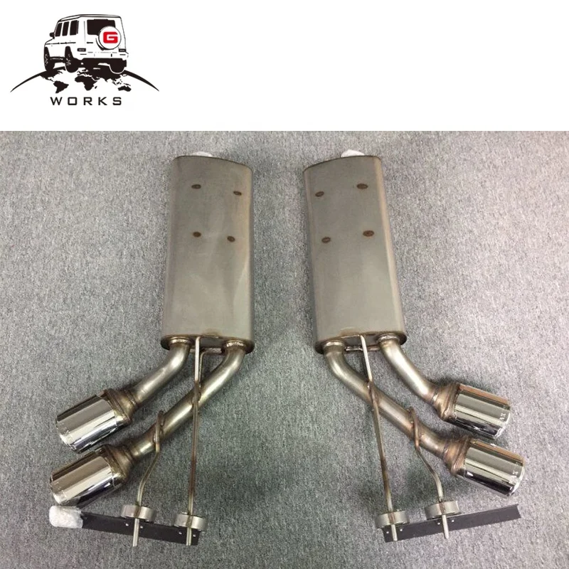 

STLFG Class W463 G63 G65 Car Exhaust Tips a Style Exhaust Pipes 1990~2019year W463 G63 G65 G500 4tips Exhaust System with a logo