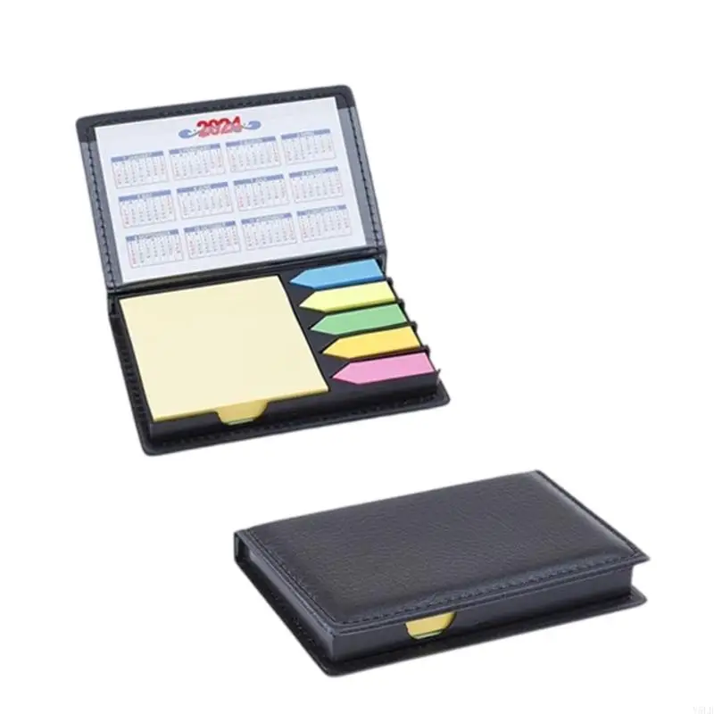 

Y5LB Sticky Note Set Self-Adhesive Post Note Memo Stickers Calendar 2024 Writable Memo Pad Memo Stickers for Office School