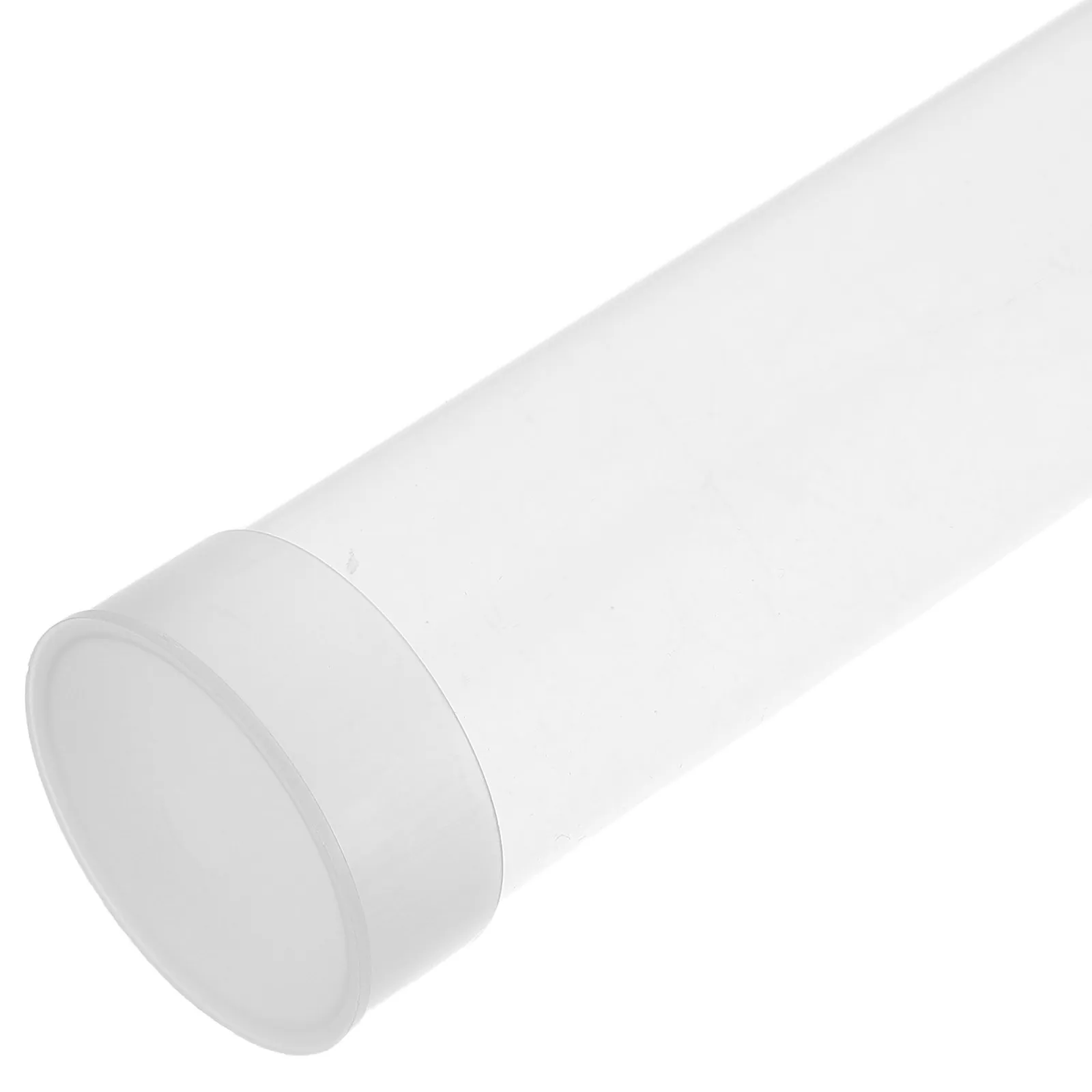 10Pcs Clear Poster Tubes Plastic Pc 1.4x15.75 Inch Waterproof Mailing Tubes Caps Protective Storage for Posters Blueprints