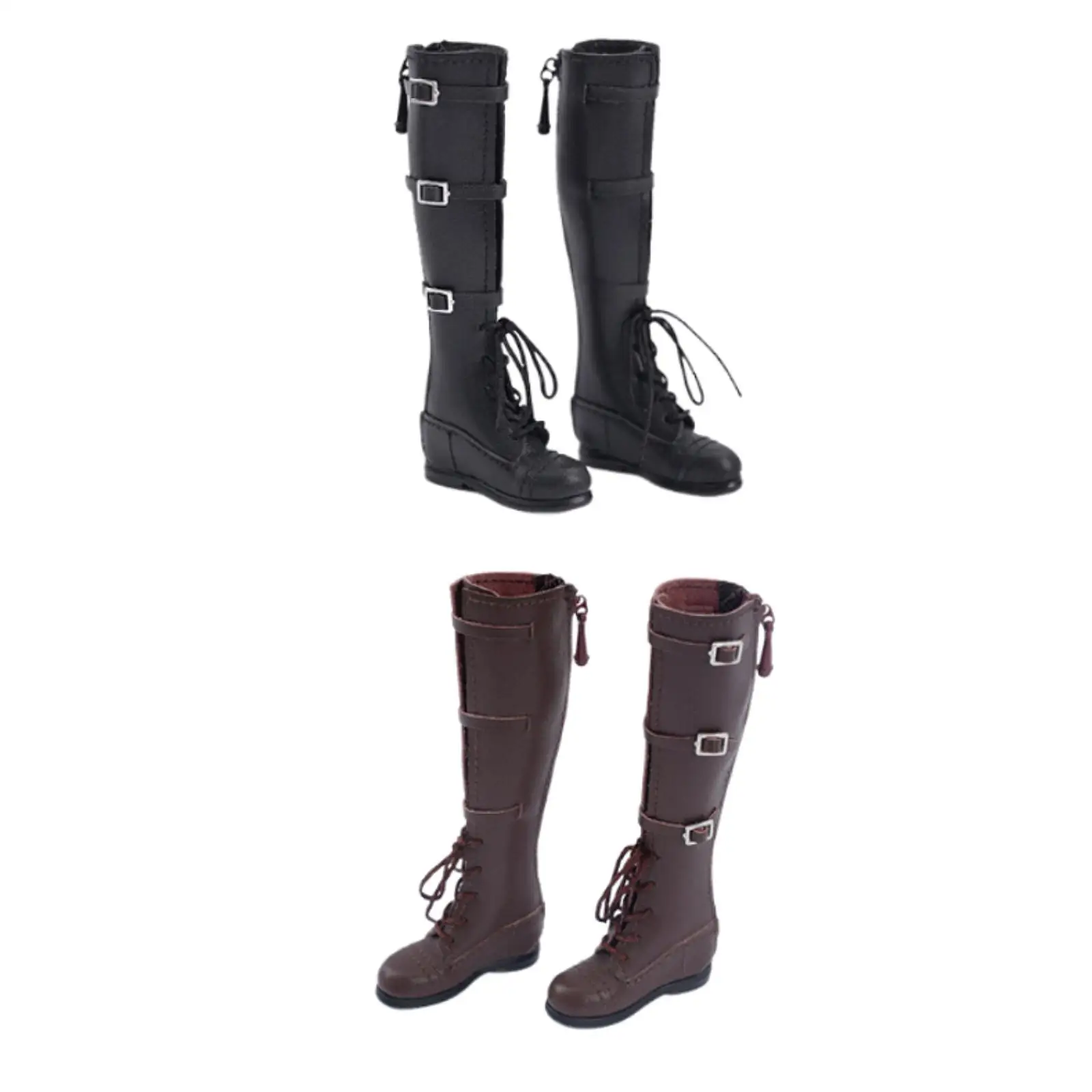 

1/6 Scale Female Doll Shoes Handmade Boots Miniature Action Figures Accessories for 12 inch Female Action Figures Accs