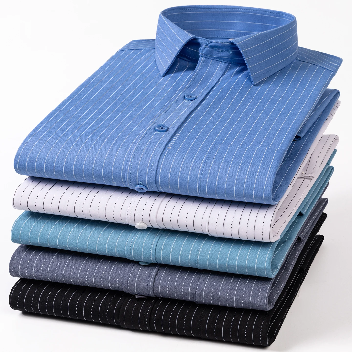 2026 Neue Herren Business-Hemden Lässige Langarm Klassische Bedruckte Gestreifte Karierte Regular Fit Herren Mode Gesellschafts-Hemden 5XL