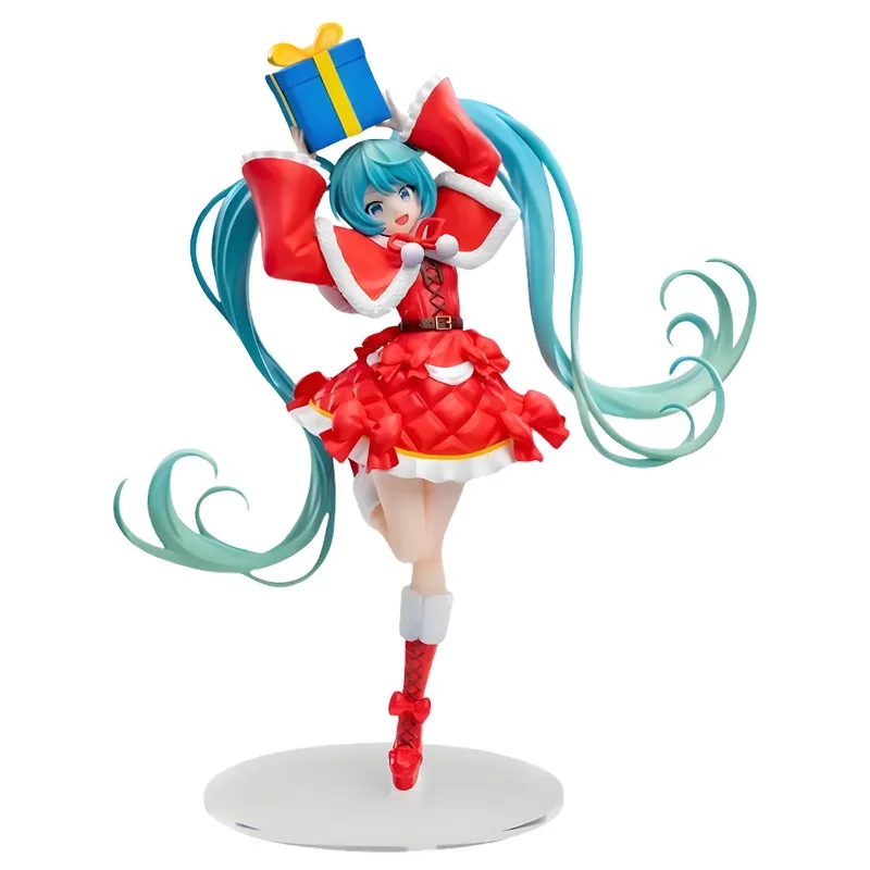 

19cm Anime Hatsune Miku Christmas Outfit Figure Holiday Collectible Decoration Gift PVC Collection Model Doll Cute Toys