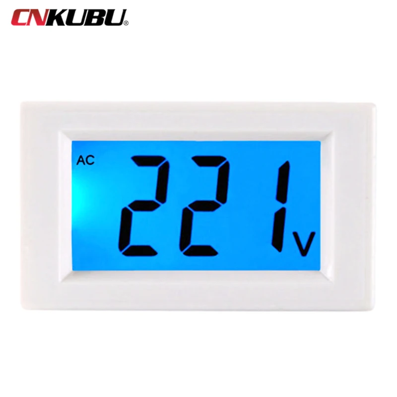 D85-21 Regulator Digital Voltmeter AC 0-500V LCD Digital Display Head 3-Wire Readout Clear High Precision