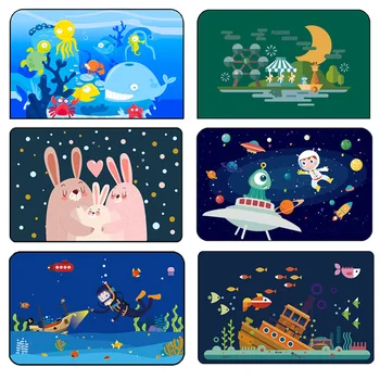 Cortina de protección UV magnética, cubierta Universal para parasol de coche, cortina, ventana lateral, cubierta parasol para bebés y niños, estilo de coche de dibujos animados