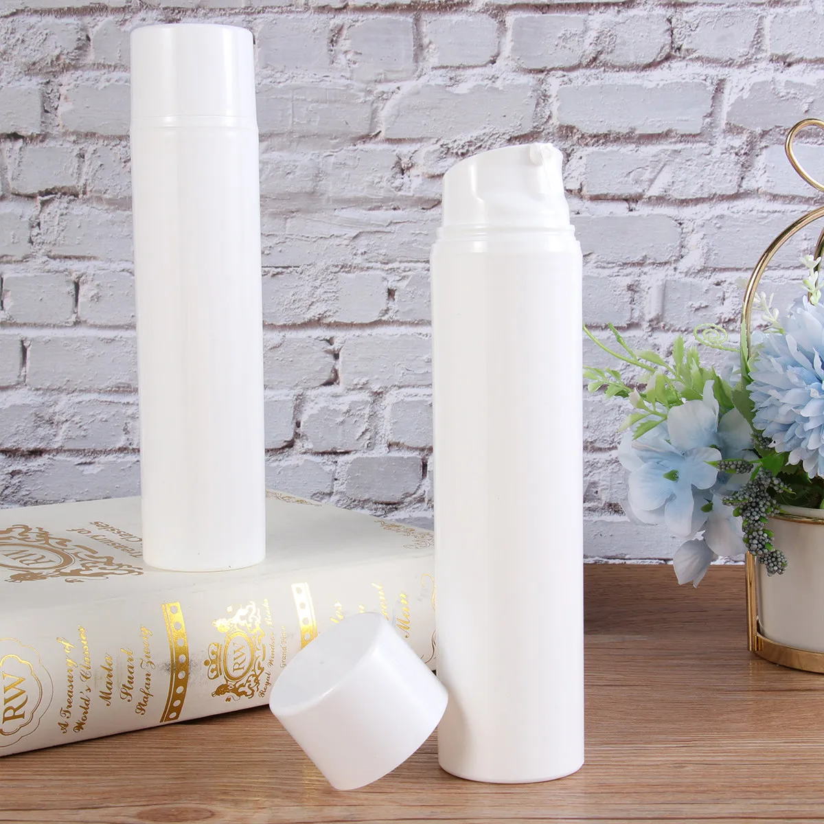 3Pcs Eco Friendly Press Top Subpackaging Bottle Portable Liquid Dispenser for Travel Camping Home Use Shampoo Conditioner Lotion