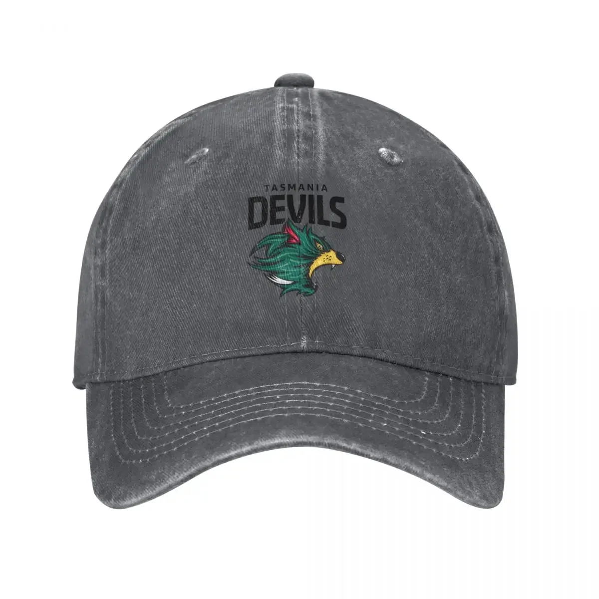 

Tasmania Devils Football Club Black Lettering Baseball Cap sun caps Horse Hat Men Luxury Brand Women's