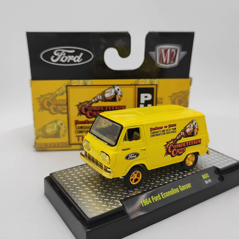 

Diecast M2 1:64 Scale 1964 Ford Econoline Gasser Ford Car Model Collectible Toy Gift Souvenir Display Ornament