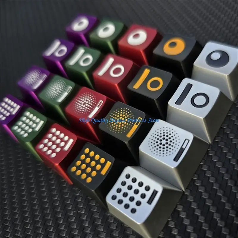 

U2JE Алюминиевый сплав сплав с сплава клавишная клавиша для отделки цветовой клавиши для механических клавиатур