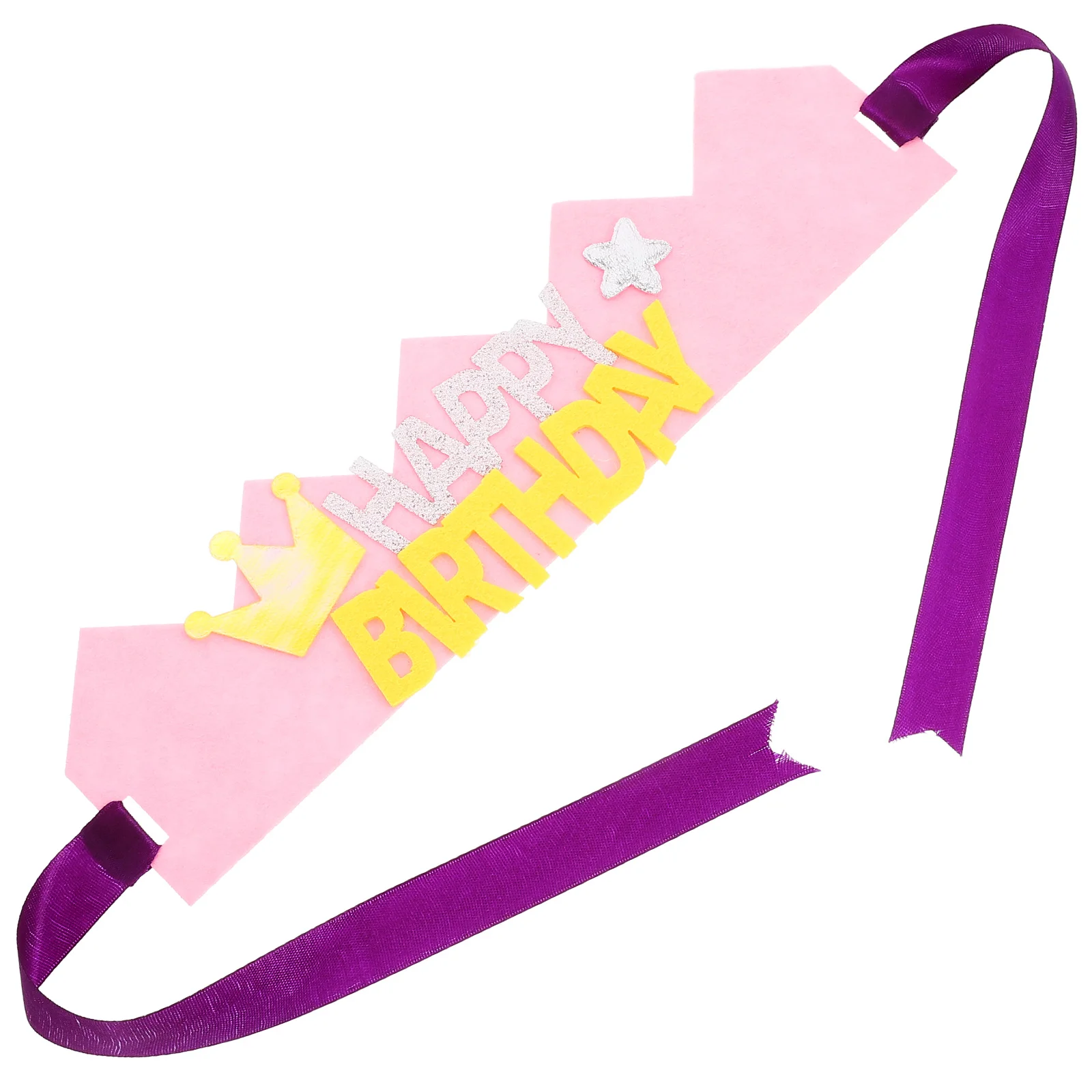 

Birthday Celebration Hat Crown Crowns Fabric Hats Party Headwear for