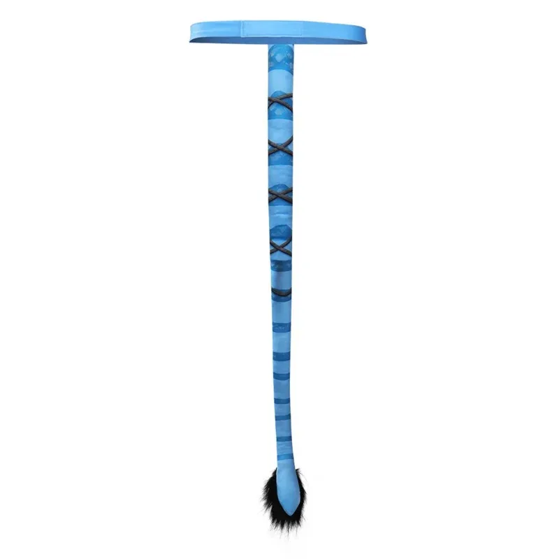 Avatar Mask Neytiri Jake Sully Cosplay Tail Tattoo Sticker Women Men Roleplay Costume Accessories Halloween Carnival Prop KPb;4.