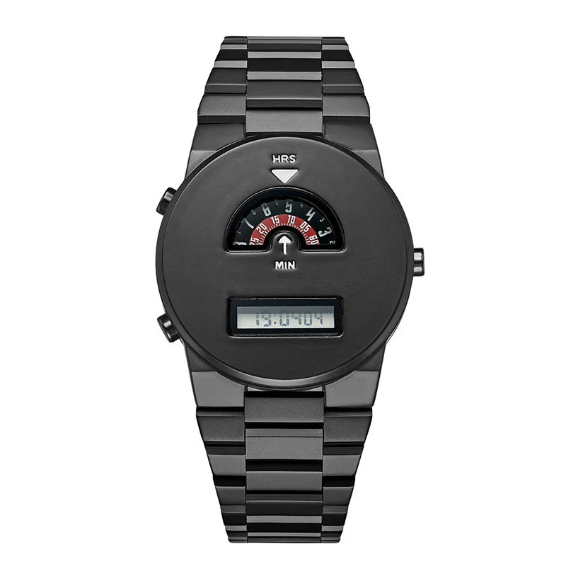 Head Turner Rugged Pops Street Wear Dual Time Zone Men's And Women's Wristwatch Retro Digital watch Factory A0335