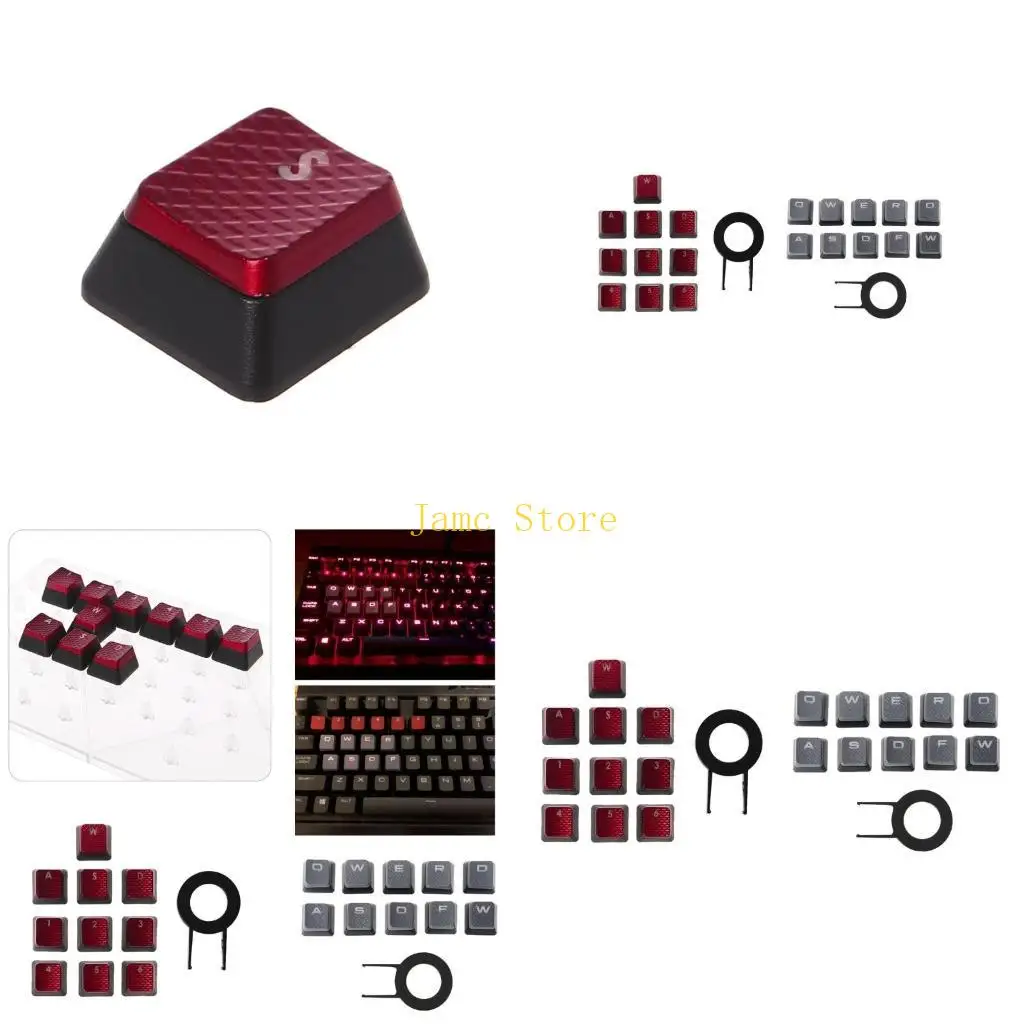 

LX0B 10 шт. RGB OEM колпачки для клавиш для K70 K65 K95 RGB STRAFE Механическая клавиатура Набор из 10 клавиш [1 2