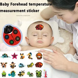 5/10pcs Baby Forehead Temperature Change Measurement Tape Thermometer Strips Cartoon Pattern Fever Indicator Stickers