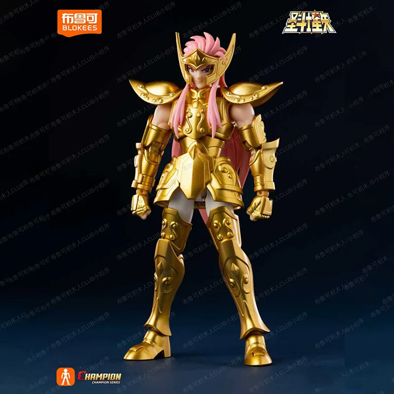 

Оригинальная экшн-фигурка Blokees Saint Seiya, игрушка Camus Champion, сборка класса Hyoga, комплект модели, коллекция моделей, кукла в подарок