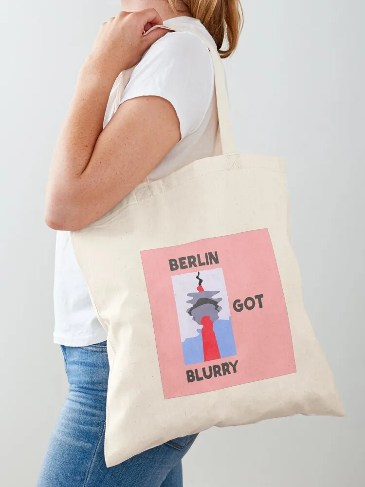 

parquet courts berlin got blurry Tote Bag Custom bag tote bags aesthetic free delivery bags canvas tote bag