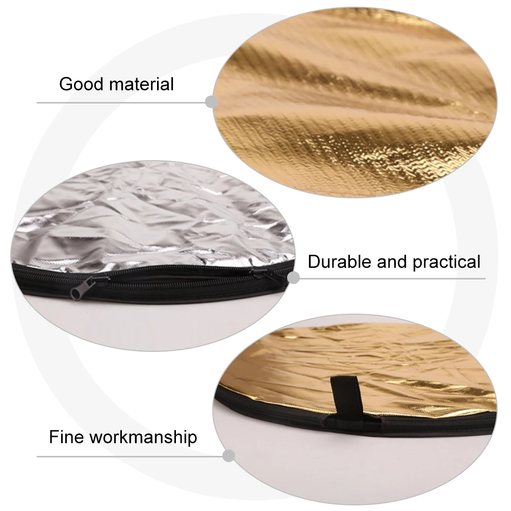 

1 Set Photography Reflector Board Foldable Light Diffuser For Portrait Macro Jewelry Product Still Life Soften Flash Reduce