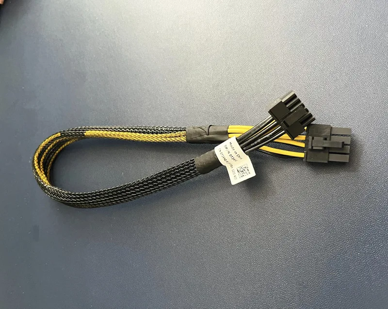 New Original For Dell R750 R7525 Workstation GPU Power Supply Cable 0T34N0 T34N0 Server graphics card 12P to single head 8P