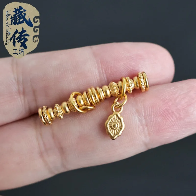 Tone Spacer Beads Set for 108 Mala Prayer Bracelet Necklace DIY Jewelry Making Handmade Craft Supply Collectible Gift Men Women