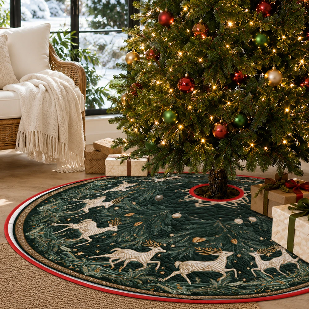 Embroidery Xmas Decorations - Jit 1 unidad Falda acolchada para