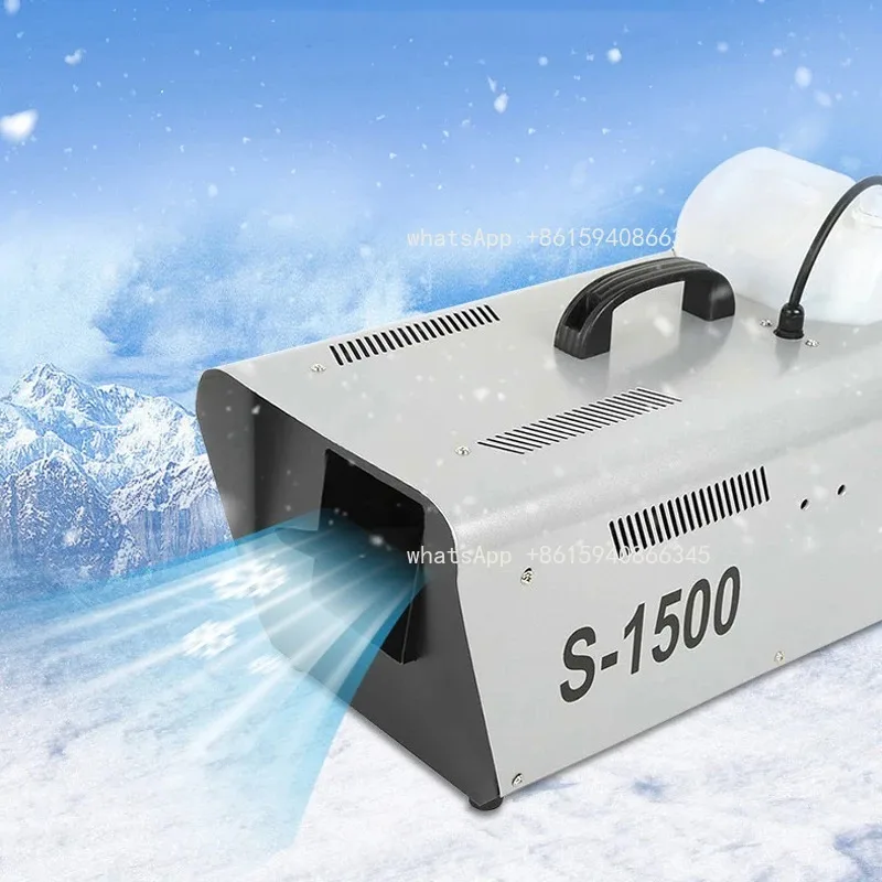 

1500W/600W Artificial Snow Machine Remote Control Commercial Snowflake Maker Wedding Stage Christmas Party