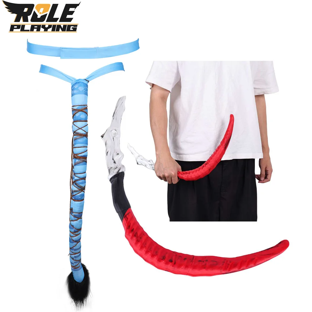 الصورة الرمزية Varang تأثيري الذيل الانحناء سكين زخرفة زي الملحقات للكبار الرجال النساء الخيال لعب الأدوار كرنفال الهالوين #1