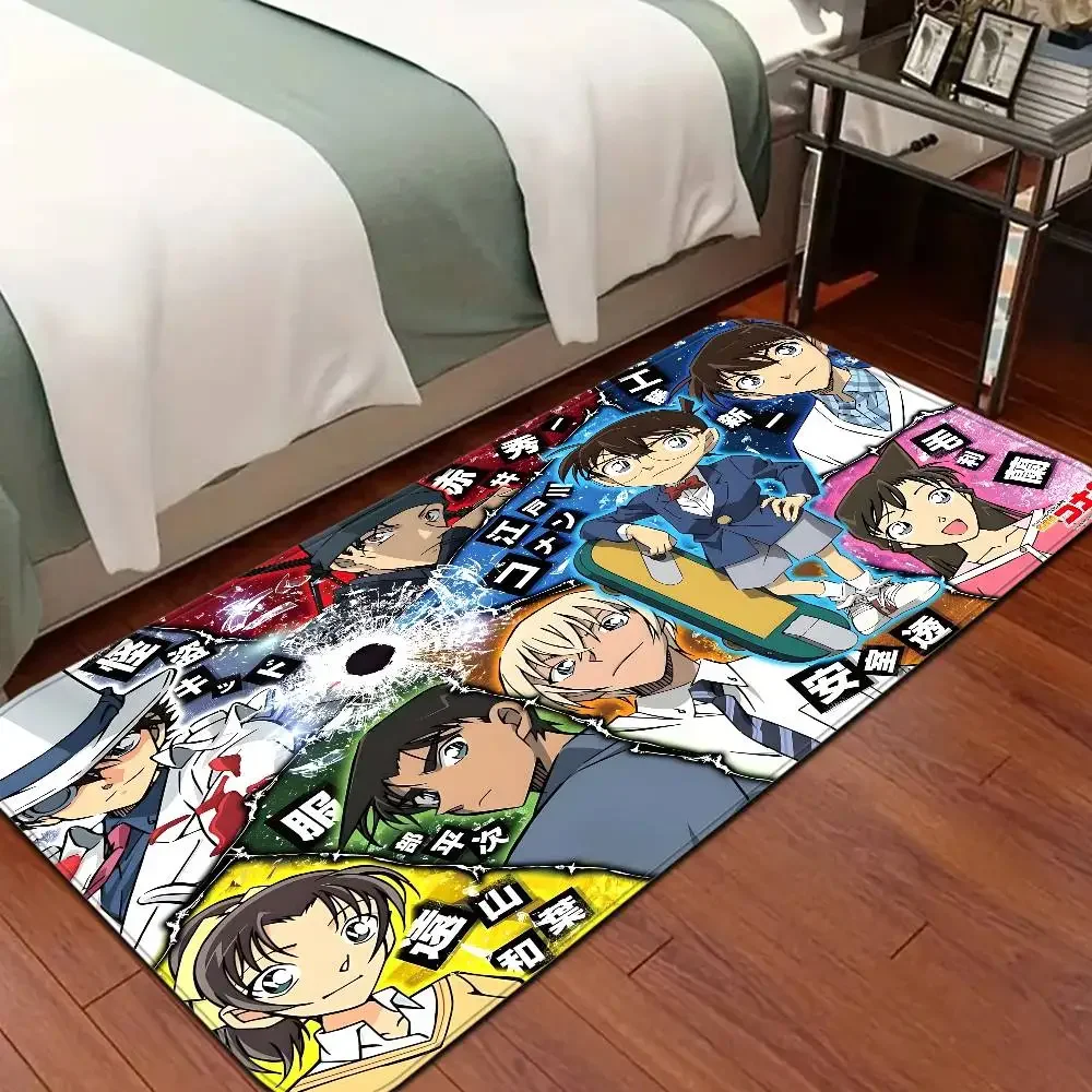 Mystery Detective C-Conan Room Mats Washable Non-Slip Living Room Sofa Chairs Area Mat Kitchen Alfombra