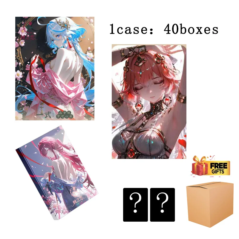 

Карты TCG «История богини» Wave 1, тиснение A5, 40, полная коллекция аниме Art, ограниченная серия