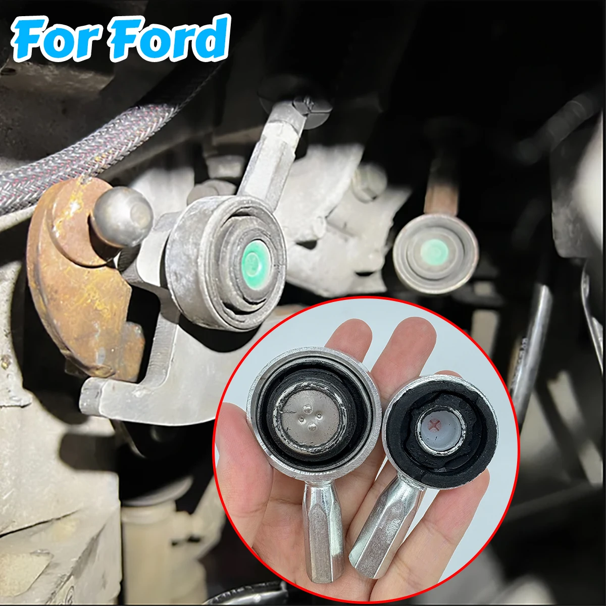 

Gearbox Shift Cable Linkage Bushing Repair Kit Lever Selector Both End Rod for Ford KA B420 2008-2016 Manual Connect Parts Car