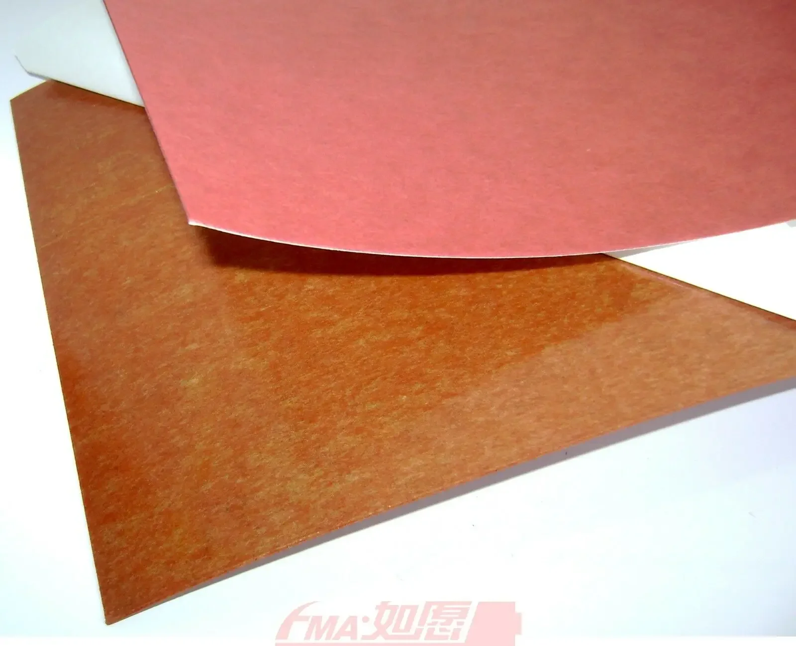 50Pcs Fish Adhesive Paper 0.5*180*250mm for Battery Electrical Insulating Red