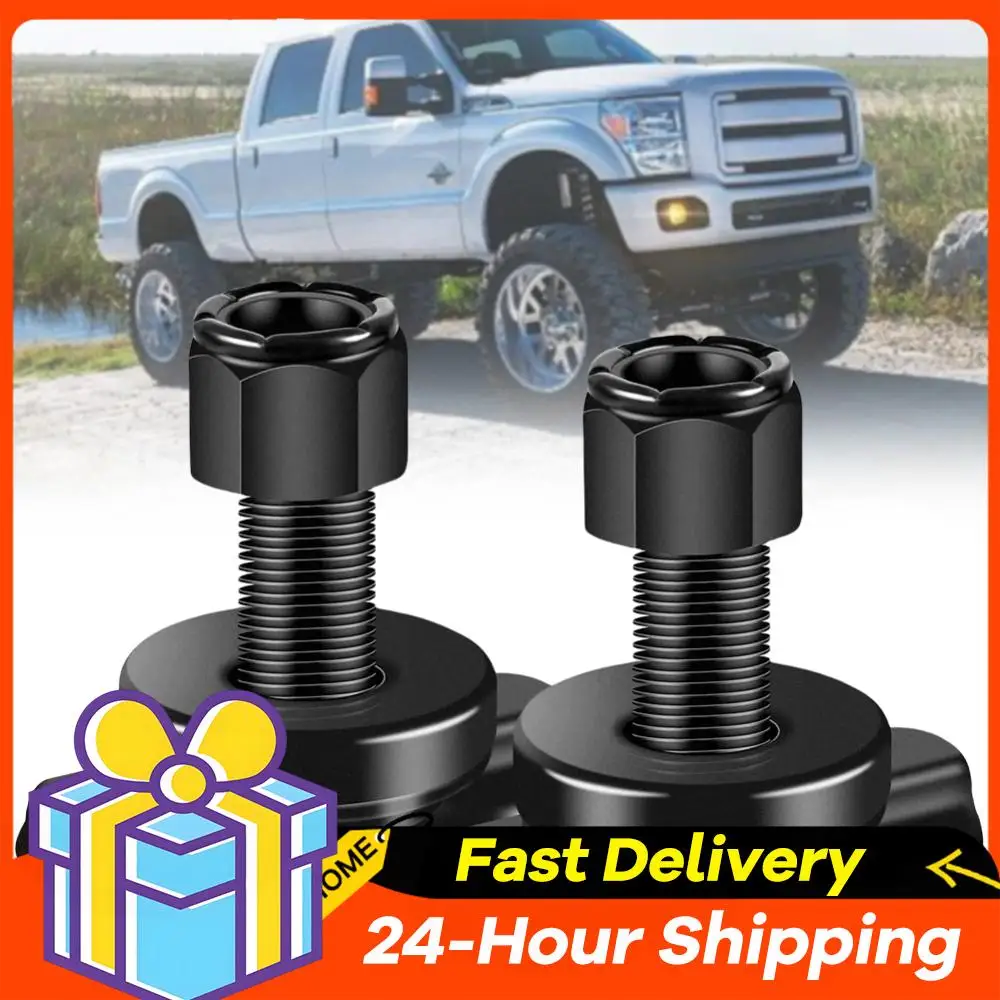 

8Pcs Threaded Stud Nut Fitting Tie Down Used with L Track Rail Hook Tie Down Rope Anchor Point Steel for Truck Bed Pickup RV ATV