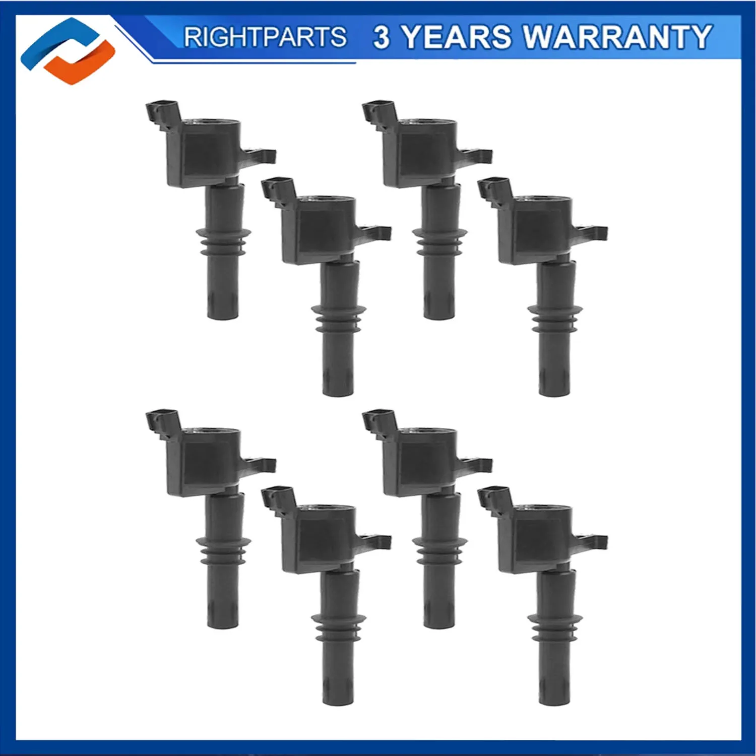 8Pcs Ignition Coils DG511 DG-511 3L3Z-12029-BA for F150 F250 F350 Explorer Expedition Lincoln Mark 4.6L 5.4L V8 3W7Z-12029-AA