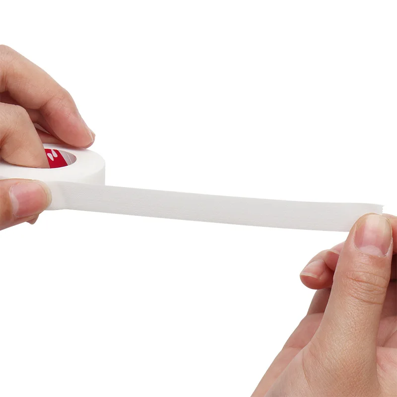 2/3 rolos de fita isolante japonesa para extensão de cílios sem fiapos sob almofadas para os olhos respirável fita não tecida papel remendo de cílios